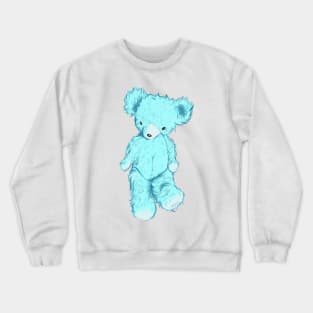 Blue Teddy Bear Crewneck Sweatshirt